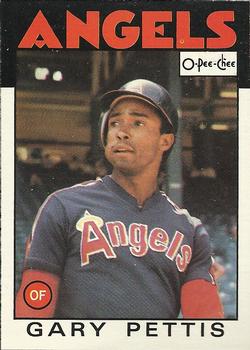 1986 O-Pee-Chee Baseball Cards 323     Gary Pettis